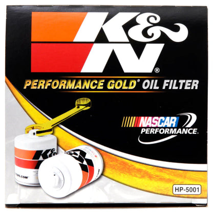 K&N Oil Filter OIL FILTER; RACING, 4-5/8inOD, 6-11/16inH - HP-5001