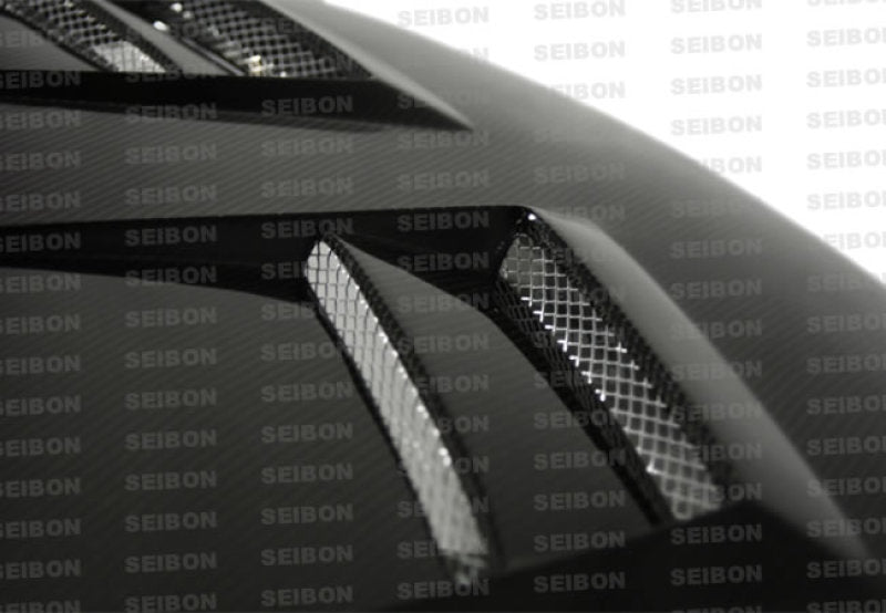 Seibon 08-09 Mitsubishi Lancer (CYA4/5A) DV Style Carbon Fiber Hood - HD0809MITLAN-DV