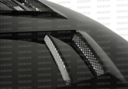 Seibon 08-09 Mitsubishi Lancer (CYA4/5A) DV Style Carbon Fiber Hood - HD0809MITLAN-DV