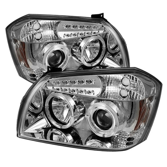 Spyder Dodge Magnum 05-07 Projector Headlights LED Halo LED Chrm - 5009883