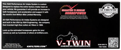 K&N 08-10 Harley Davidson Touring Models Performance Intake Kit - 57-1122