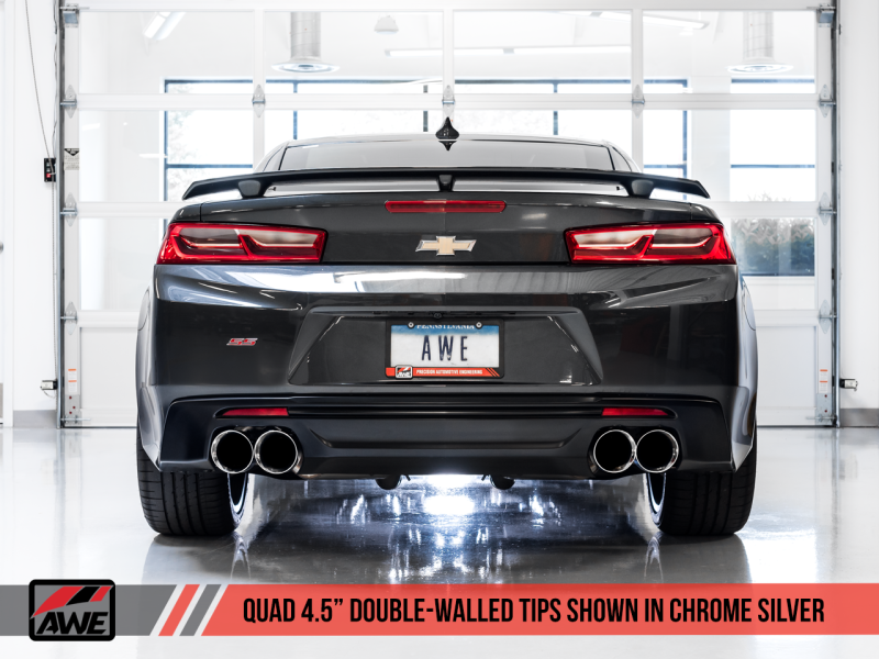 AWE Tuning 16-19 Chevrolet Camaro SS Axle-back Exhaust - Touring - 3015-42093-C-Dub Tech