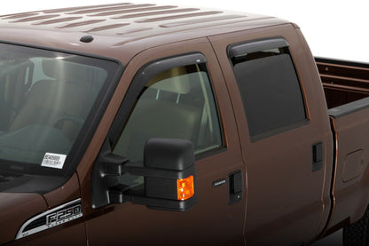 AVS 99-16 Ford F-250 Supercab Ventvisor Outside Mount Window Deflectors - 94522-C-Dub Tech