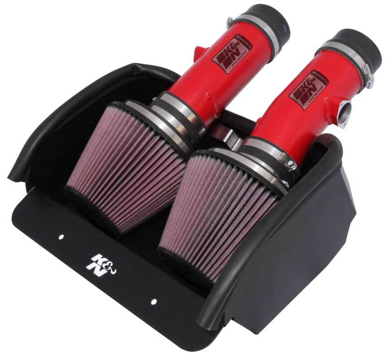 K&N 08 Dodge Viper 8.4L-V10 Red Typhoon Short Ram Intake - 69-2527TTR