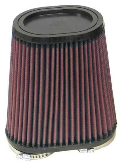 K&N Universal Rubber Filter Dual Flange Oval Tprd 3.75in Base - RU-4710
