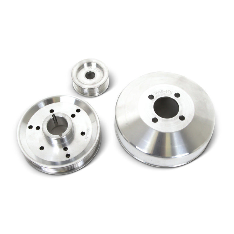 BBK 96-01 Mustang 4.6 GT Cobra Underdrive Pulley Kit - - 1555-C-Dub Tech