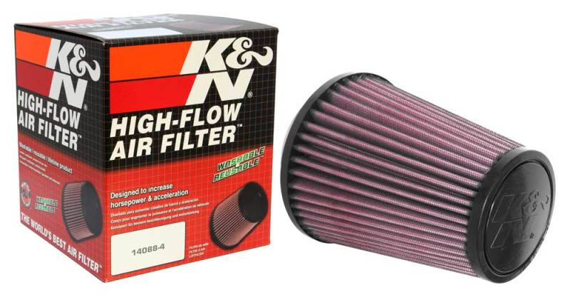 K&N Universal Tapered Filter 3.125in Flange ID x 5in Base - RU-3250