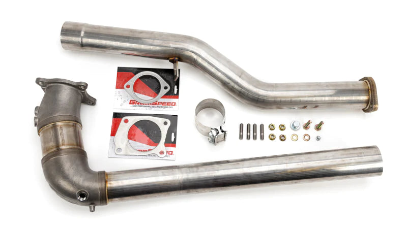 GrimmSpeed 15-21 Subaru WRX V2 GESI Catted J-Pipe - 113009