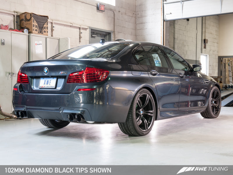 AWE Tuning BMW F10 M5 Touring Edition Axle-Back Exhaust Diamond - 3015-43066-C-Dub Tech