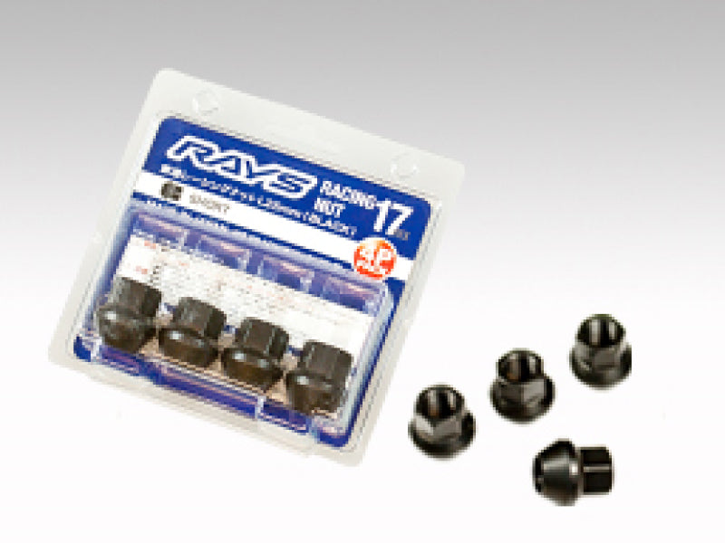 Rays 17 Hex Racing Nut Set L25 Short Type 12x1.50 - W17RN12150BL254P