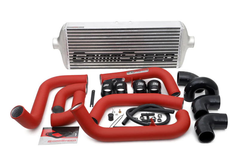 GrimmSpeed 2008-2014 Subaru STI Front Mount Intercooler Kit Raw Core - 090227