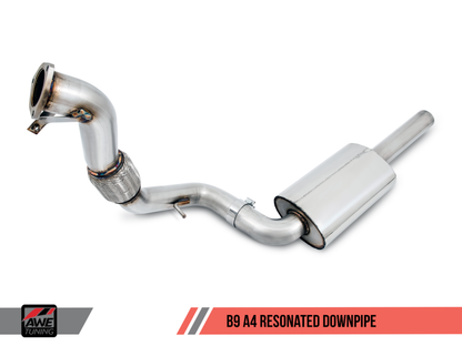 AWE Tuning Audi B9 A4 SwitchPath Exhaust Dual Outlet - - 3025-32014-C-Dub Tech
