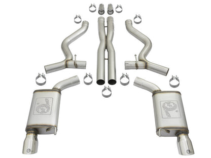 aFe MACHForce XP 3in-2.5in 304SS Exhaust Cat-Back 15-20 Audi S3 - 49-36442-P-C-Dub Tech