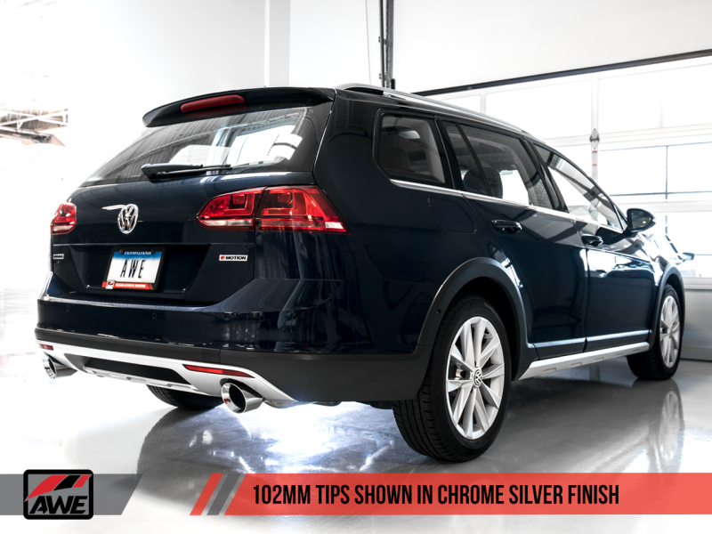 AWE Tuning VW MK7 Golf Alltrack/Sportwagen 4Motion Touring Edition Exhaust - 3015-32098-C-Dub Tech