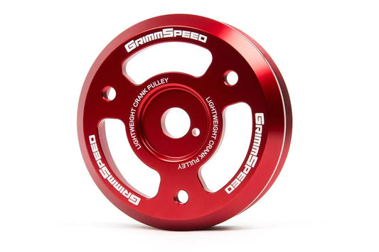 GrimmSpeed 15+ Subaru BRZ/FR-S Lightweight Crank Pulley - Red - 095024