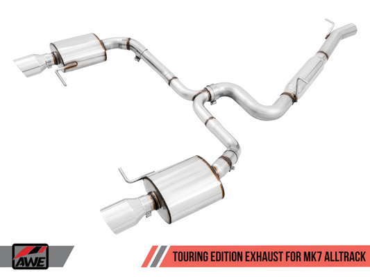 AWE Tuning VW MK7 Golf Alltrack/Sportwagen 4Motion Touring Edition Exhaust - 3015-32098-C-Dub Tech
