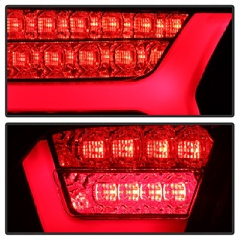 Spyder 09-12 Audi A6 LED Tail Lights - Black (ALT-YD-AA609-LED-BK) - 5085160