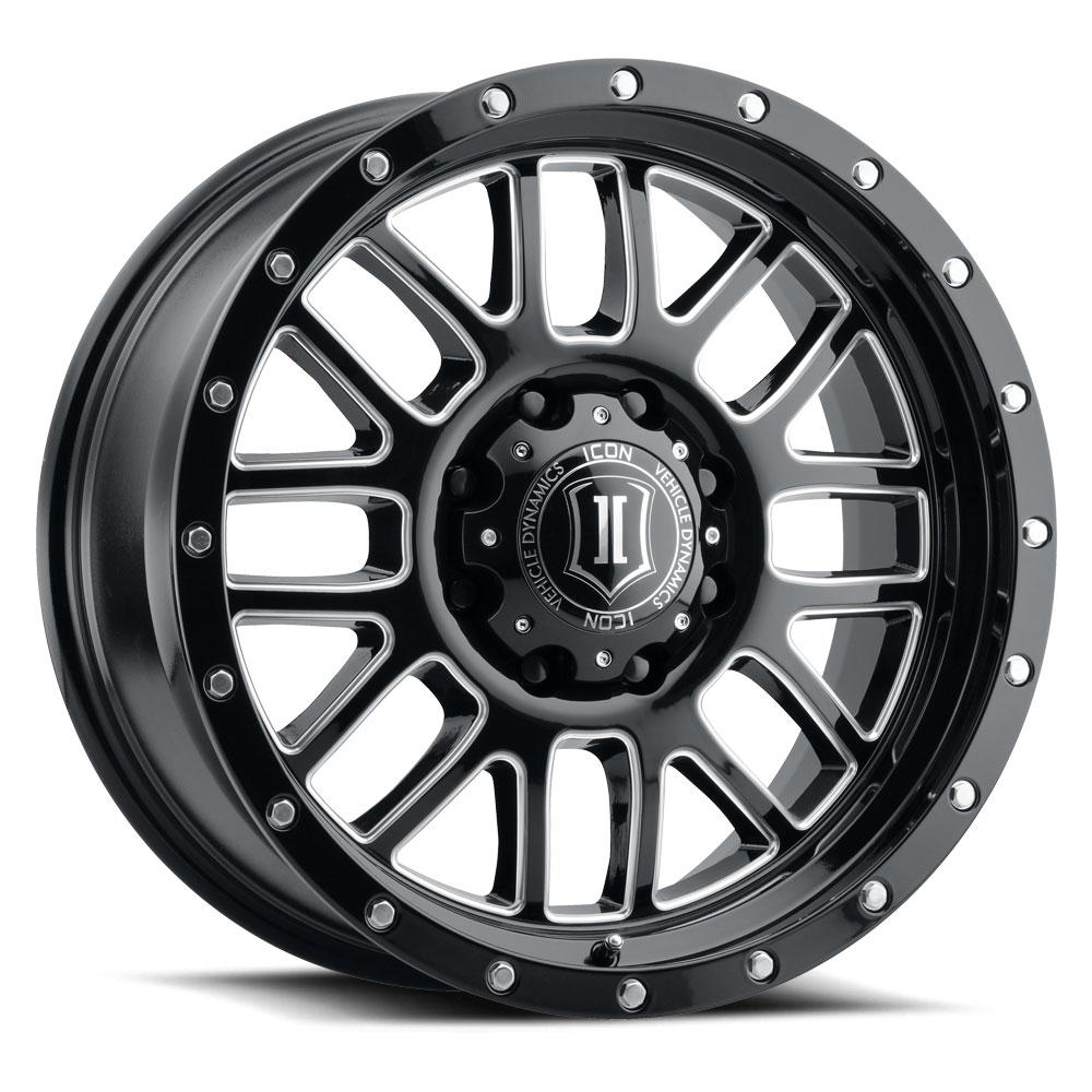 Alpha | 20" Wheel Gloss Black w/ Milled Windows-C-Dub Tech