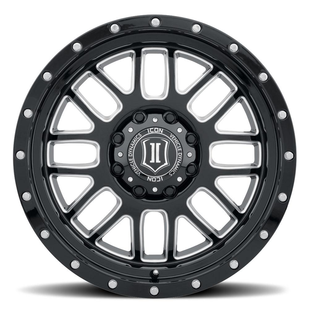Alpha | 20" Wheel Gloss Black w/ Milled Windows-C-Dub Tech