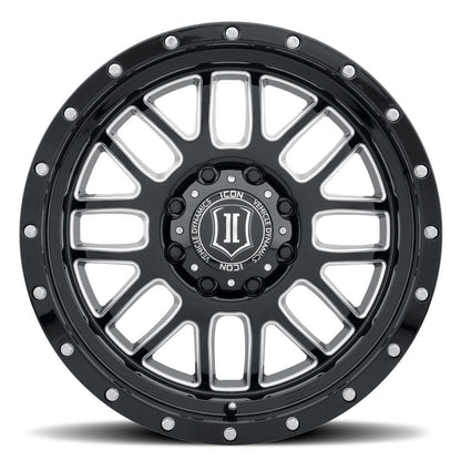 Alpha | 20" Wheel Gloss Black w/ Milled Windows-C-Dub Tech