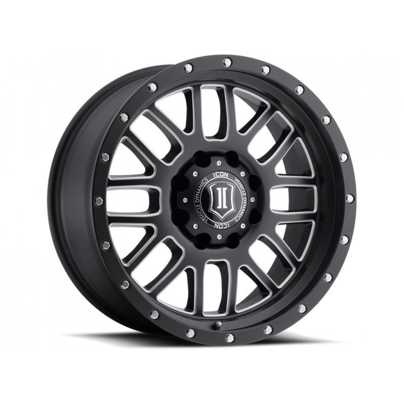 Alpha | 20" Wheel Satin Black w/ Milled Windows Finish-C-Dub Tech