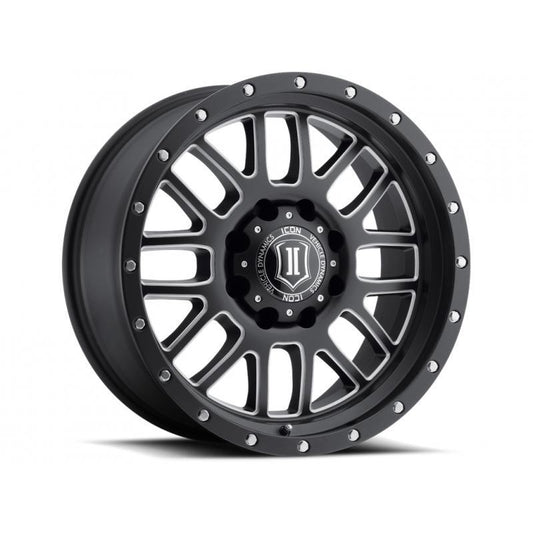 Alpha | 20" Wheel Satin Black w/ Milled Windows Finish-C-Dub Tech