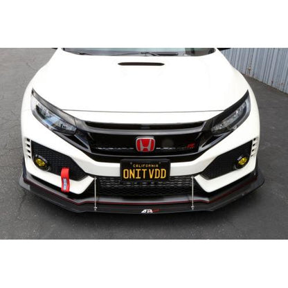 APR 2017-2020 Honda Civic Type-R Front Wind Splitter w/Factory Lip-C-Dub Tech