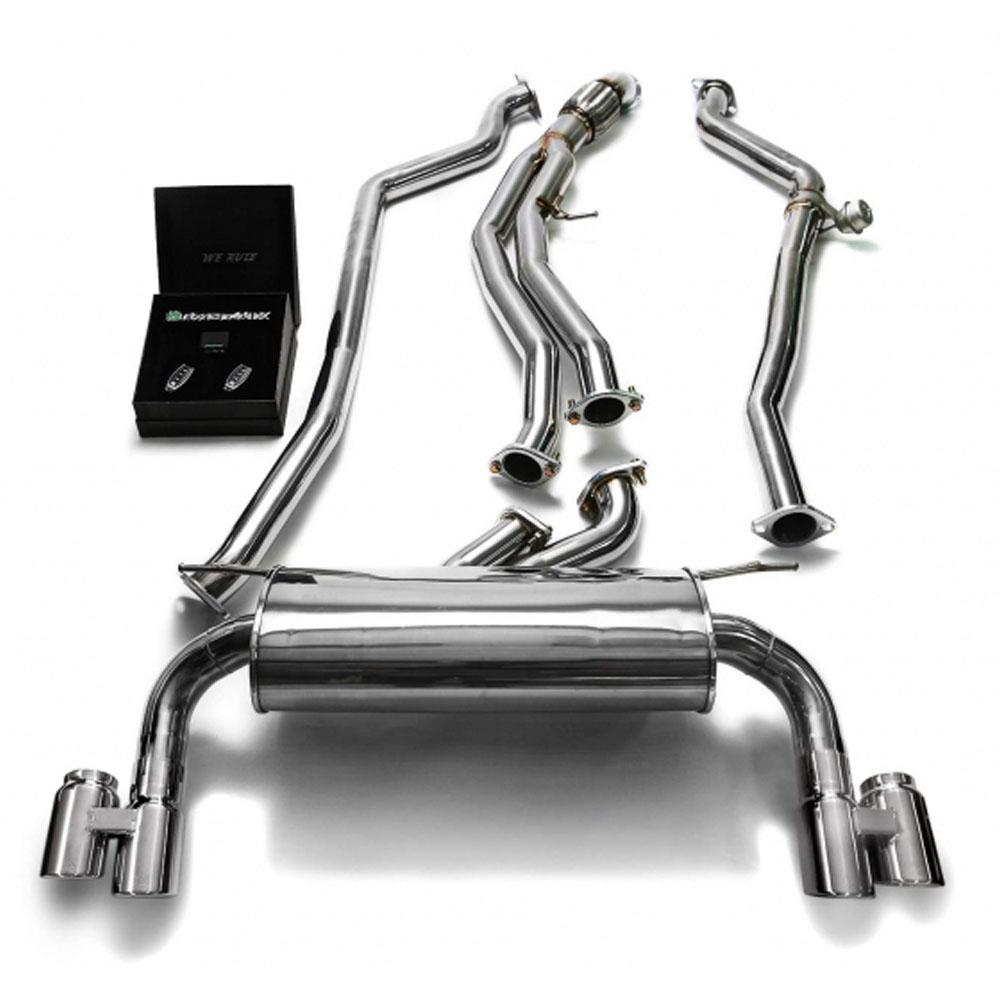 Armytrix Stainless Steel Valvetronic Catback Exhaust System | 2012-2015 BMW M135i / M235i F2x (BMF23-DC11)-C-Dub Tech