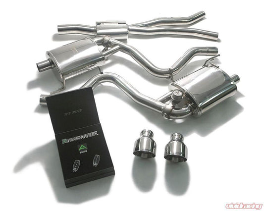 Armytrix Stainless Valvetronic Cat-Back | 2015-2017 Ford Mustang Ecoboost (FDM62-DS33C)-C-Dub Tech
