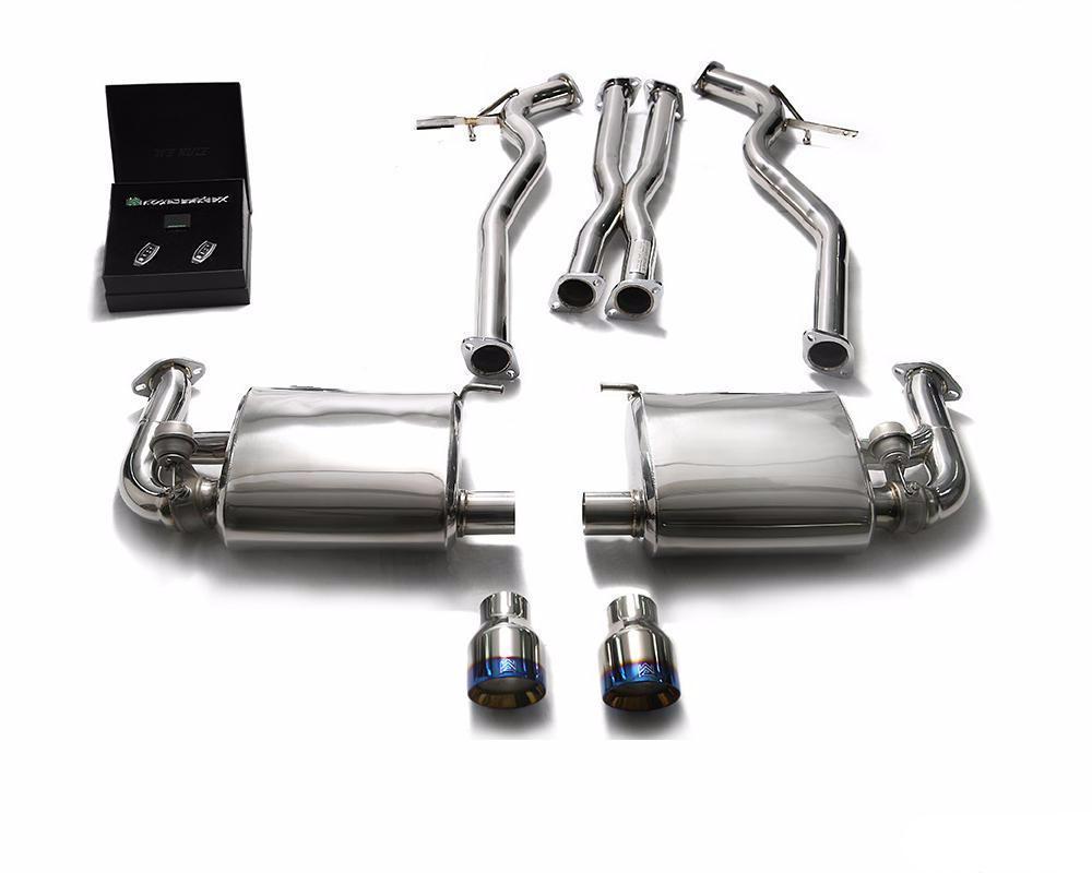 Armytrix Stainless Valvetronic Cat-Back | 2015-2017 Ford Mustang GT (FDM65-DS33C)-C-Dub Tech