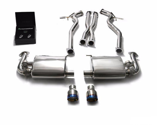 Armytrix Stainless Valvetronic Cat-Back | 2015-2017 Ford Mustang GT (FDM65-DS33C)-C-Dub Tech