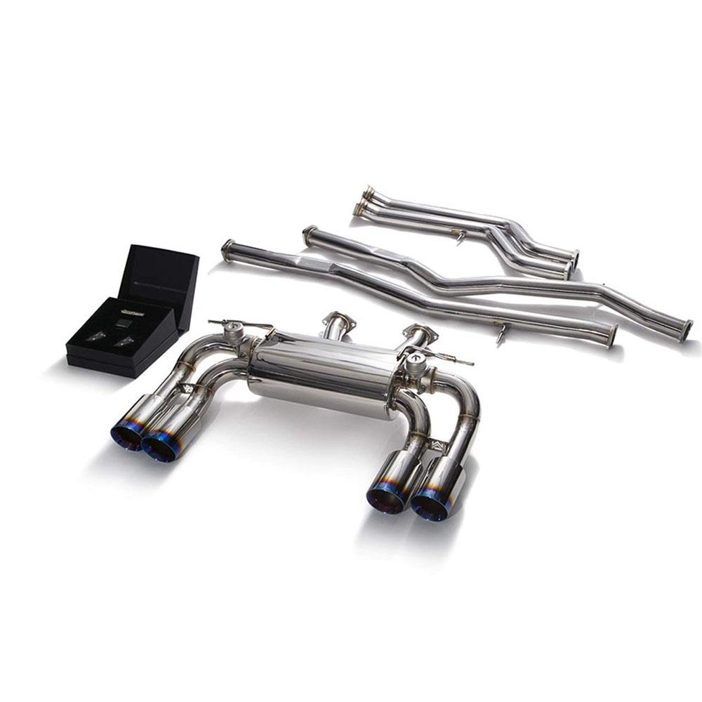 Armytrix Stainless Steel Valvetronic Catback Exhaust System | 2019+ BMW M2 Competition Coupe (BMF87-CQC38)-C-Dub Tech