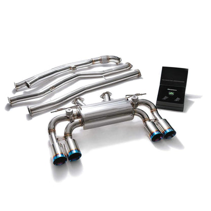 Armytrix Stainless Steel Valvetronic Catback Exhaust System | 2016-2019 BMW M2 F87 (BMF87-QC38)-C-Dub Tech