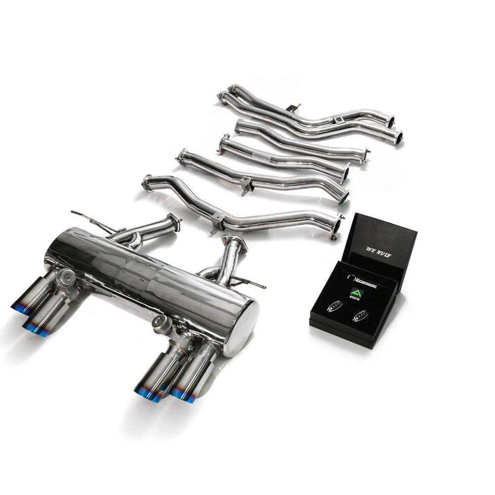 Armytrix Stainless Steel Valvetronic Catback Exhaust System | 2015-2020 BMW M3 / M4 F8x (BMF8M-QC11)-C-Dub Tech