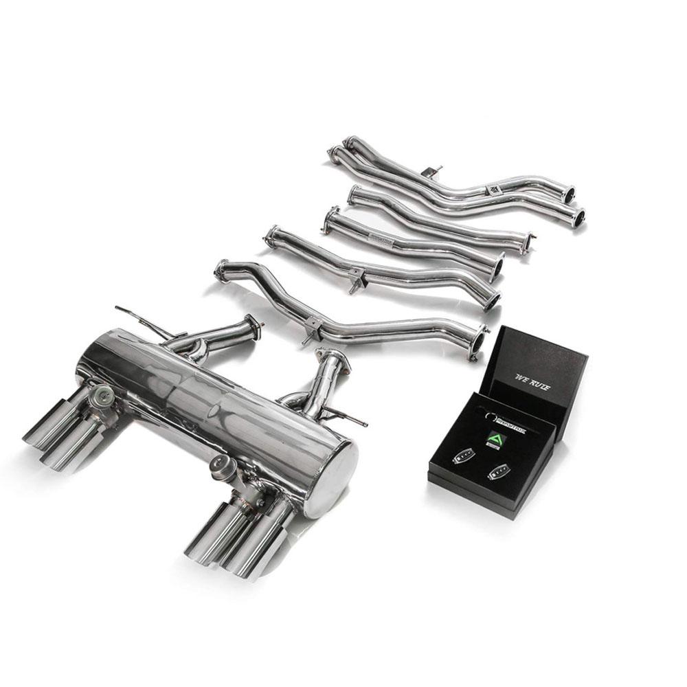 Armytrix Stainless Steel Valvetronic Catback Exhaust System | 2015-2020 BMW M3 / M4 F8x (BMF8M-QC11)-C-Dub Tech