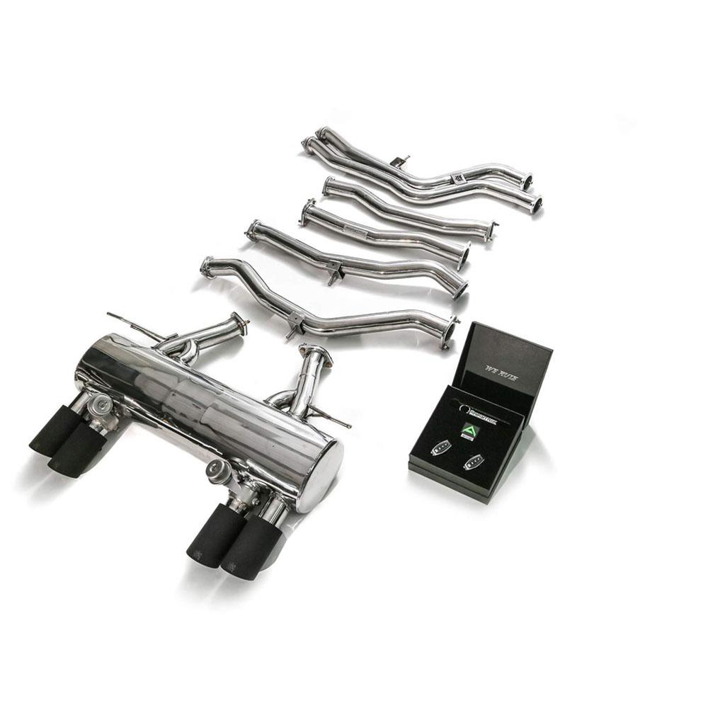 Armytrix Stainless Steel Valvetronic Catback Exhaust System | 2015-2020 BMW M3 / M4 F8x (BMF8M-QC11)-C-Dub Tech