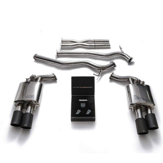 Armytrix Stainless Steel Valvetronic Catback Exhaust System | 2015-2021 Ford Mustang GT MK6 (FDM65-QC38)-C-Dub Tech