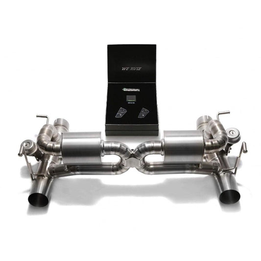 Armytrix Stainless Steel Valvetronic Exhaust System | 2015-2018 Ferrari 488 GTB/Spider (FS488-C)