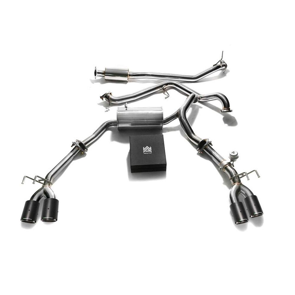 Armytrix Stainless Steel Valvetronic Exhaust System | 2016-2017 Honda Civic Type-R FK2 2.0L Turbo LHD (HCRF2-QC38)-C-Dub Tech