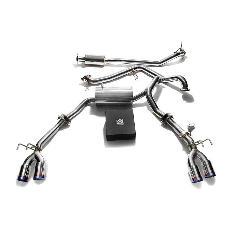 Armytrix Stainless Steel Valvetronic Exhaust System | 2016-2017 Honda Civic Type-R FK2 2.0L Turbo LHD (HCRF2-QC38)-C-Dub Tech