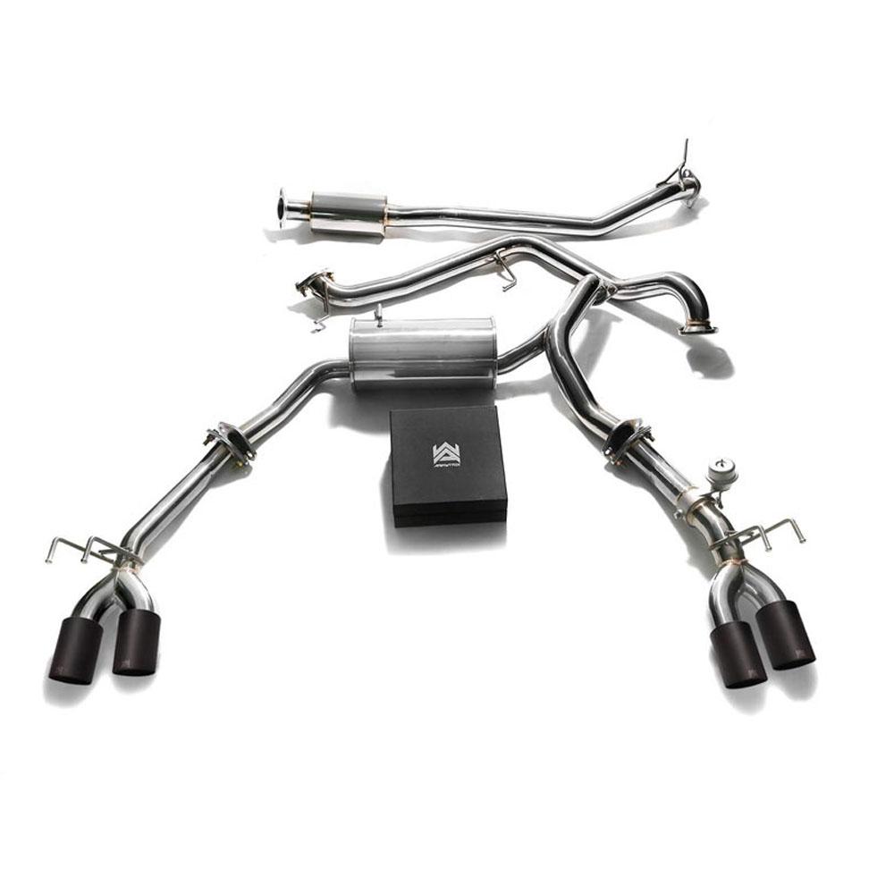 Armytrix Stainless Steel Valvetronic Exhaust System | 2016-2017 Honda Civic Type-R FK2 2.0L Turbo LHD (HCRF2-QC38)-C-Dub Tech