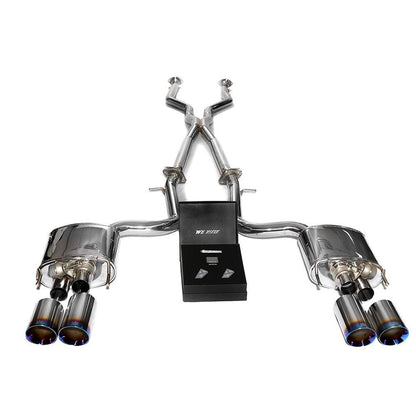 Armytrix Stainless Steel Valvetronic Header Exhaust System | 2015 - 2020 Lexus RC-F (LXRCF-QS3840B)-C-Dub Tech