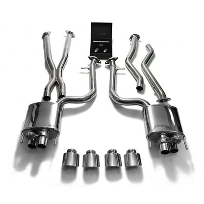 Armytrix Stainless Steel Valvetronic Header Exhaust System | 2015 - 2020 Lexus RC-F (LXRCF-QS3840B)