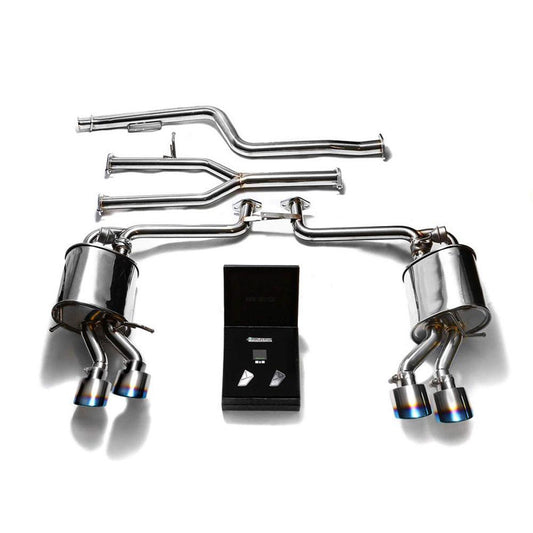 Armytrix Stainless Steel Valvetronic Performance Catback Exhaust | 2012-2015 Mercedes-Benz C-Class W204 (MB042-QS20B)-C-Dub Tech