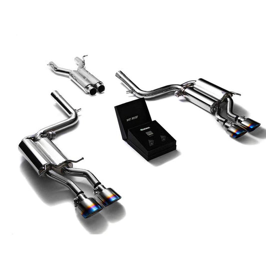 Armytrix Stainless Steel Valvetronic Catback Exhaust | 2008-2014 Mercedes-Benz C63 AMG W204 (MB046-QS19B)-C-Dub Tech