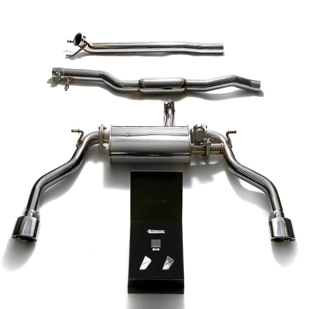 Armytrix Stainless Steel Valvetronic Catback Exhaust System with Dual Exhaust Tips |-C-Dub Tech