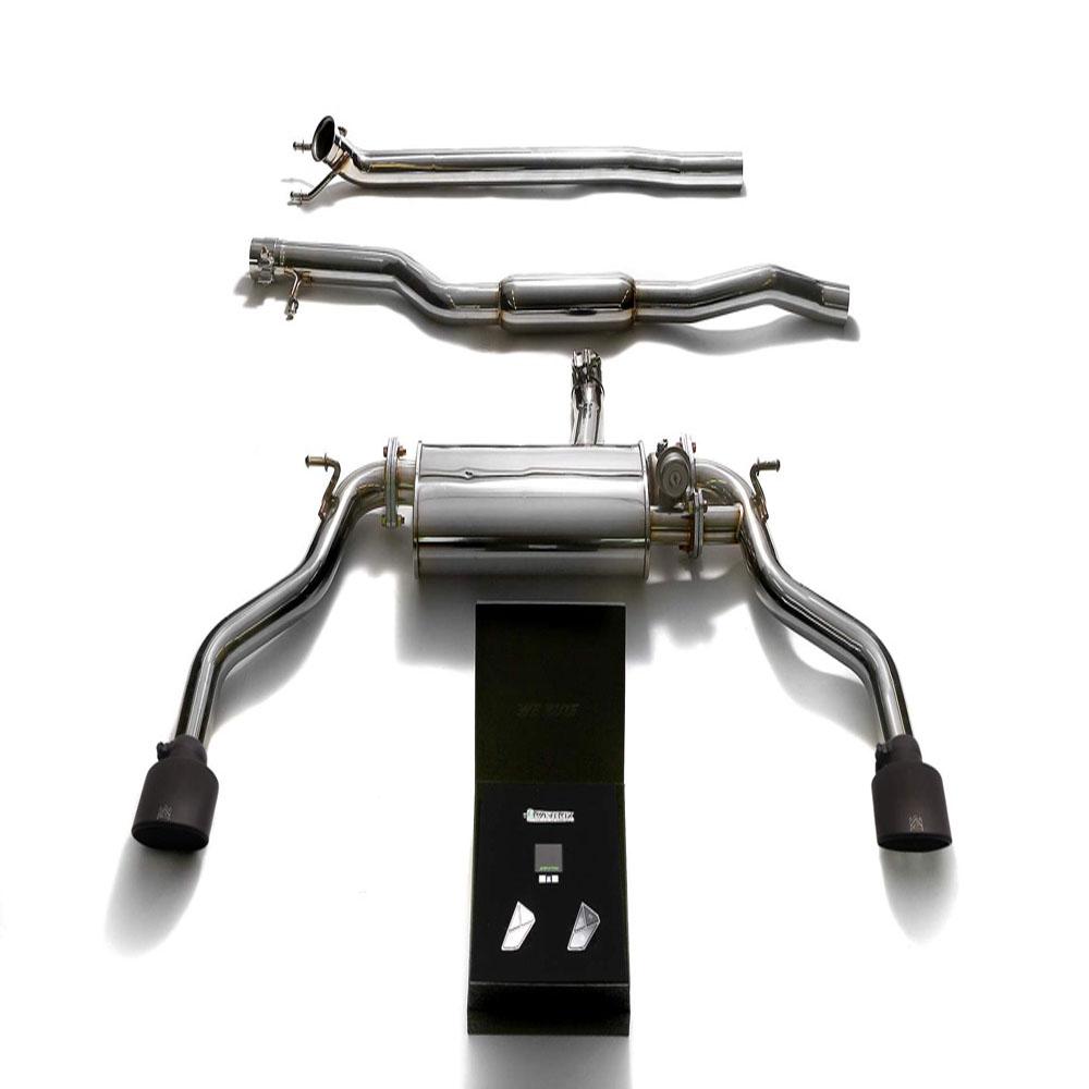 Armytrix Stainless Steel Valvetronic Catback Exhaust System with Dual Exhaust Tips |-C-Dub Tech