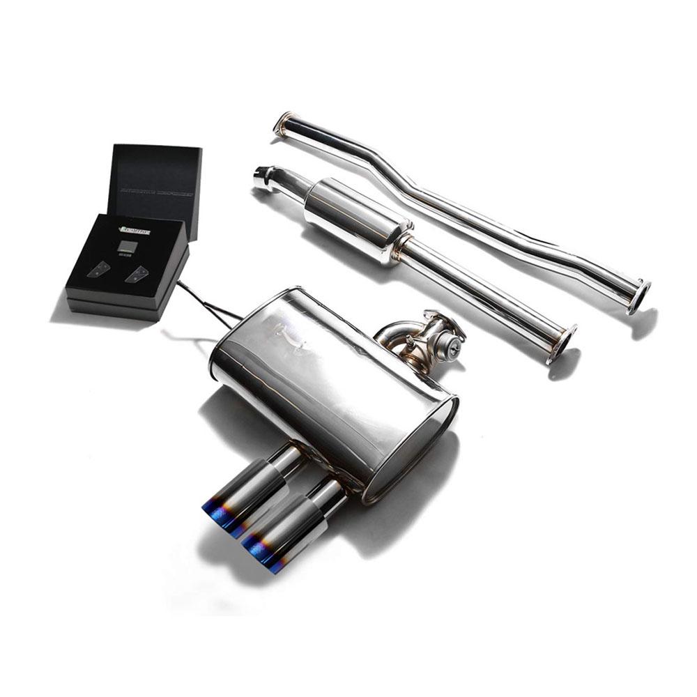 Armytrix Stainless Steel Valvetronic Catback Exhaust System with Dual Exhaust Tips | 2014-2020 Mini Cooper S F56 (MNF53-DC11)-C-Dub Tech