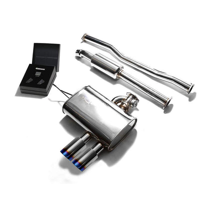Armytrix Stainless Steel Valvetronic Catback Exhaust System with Dual Exhaust Tips | 2014-2020 Mini Cooper S F56 (MNF53-DC11)-C-Dub Tech