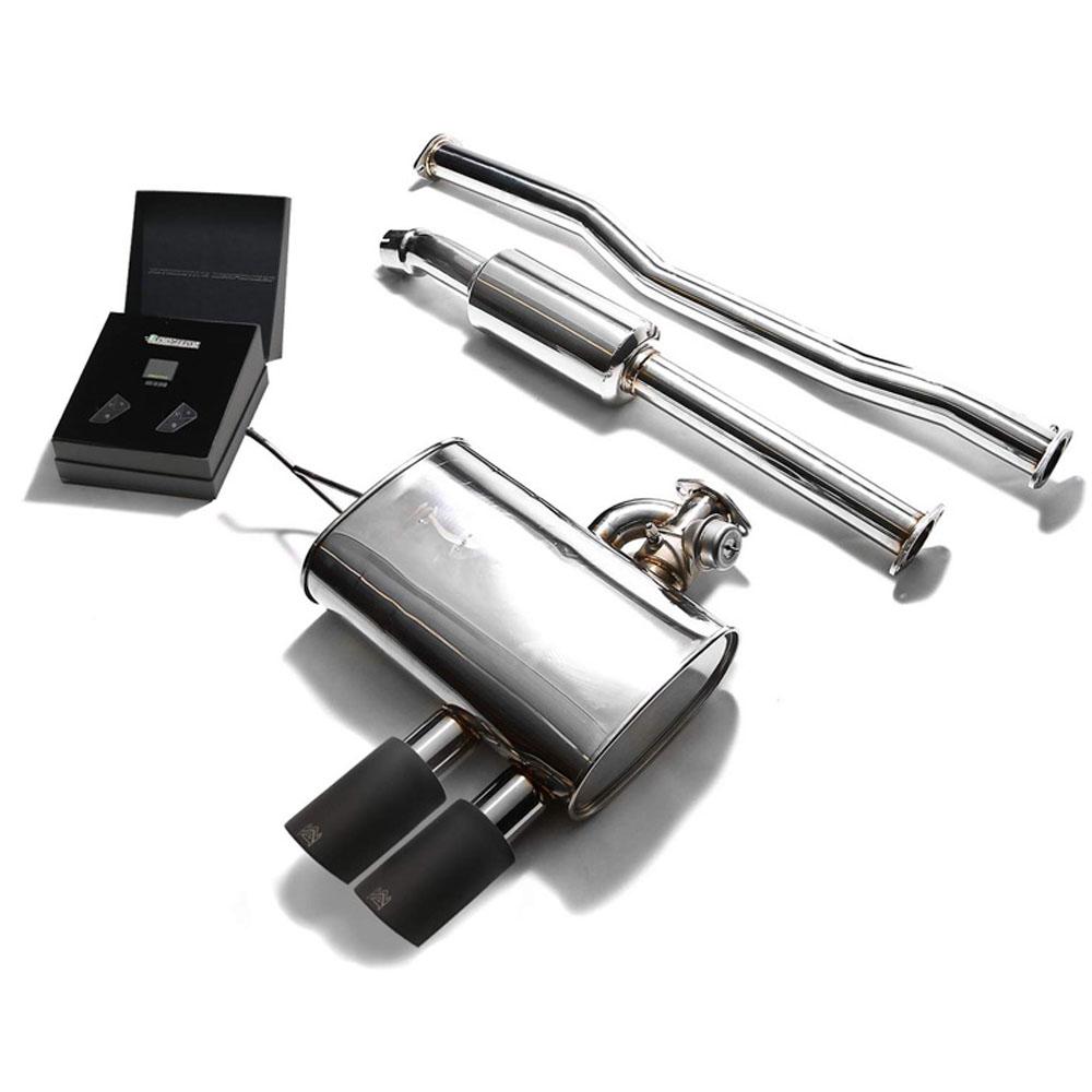 Armytrix Stainless Steel Valvetronic Catback Exhaust System with Dual Exhaust Tips | 2014-2020 Mini Cooper S F56 (MNF53-DC11)-C-Dub Tech